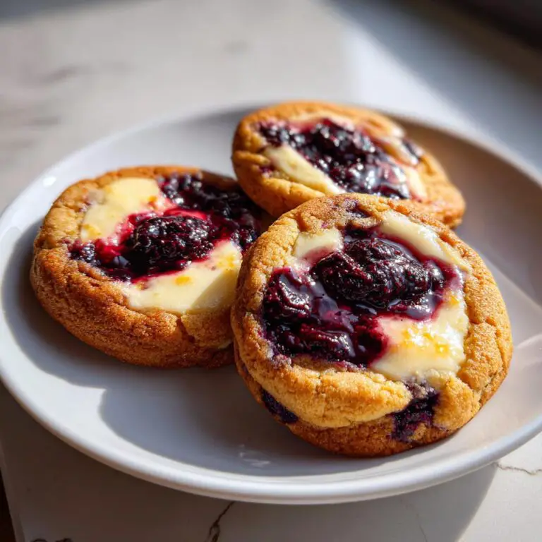 Blueberry Cheesecake Swirl Cookies