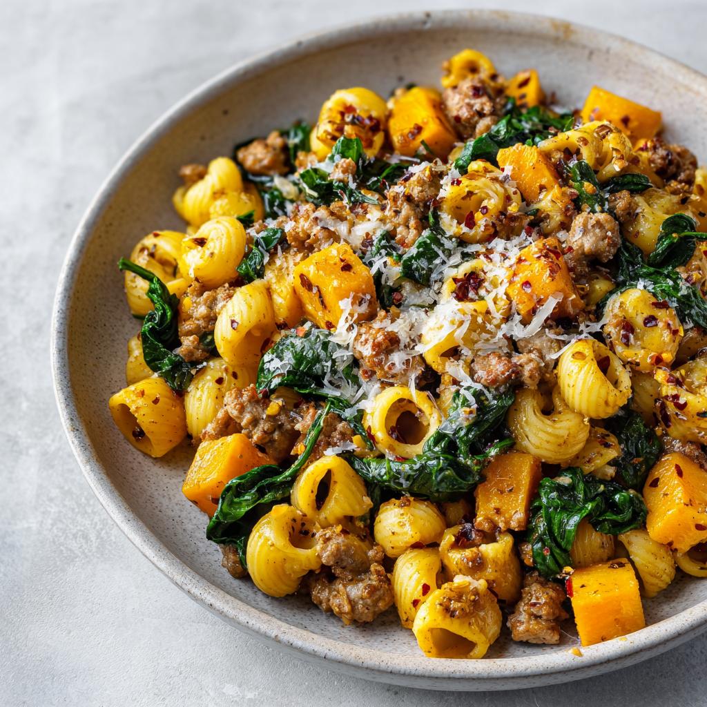 Butternut Squash Pasta with Sausage and Spinach: A Cozy Fall Dinner You’ll Love - detail 1