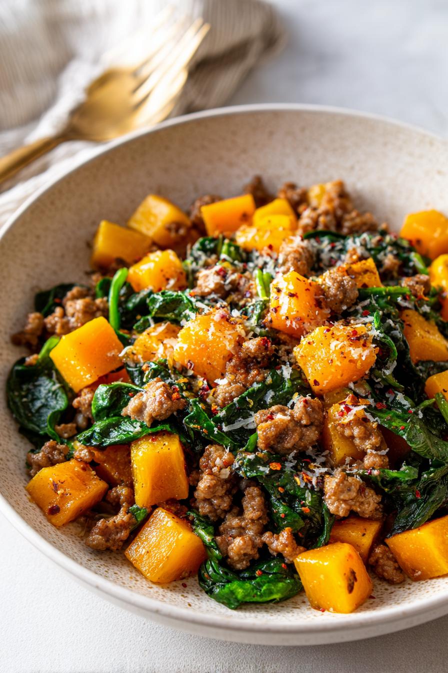 Butternut Squash Pasta with Sausage and Spinach: A Cozy Fall Dinner You’ll Love