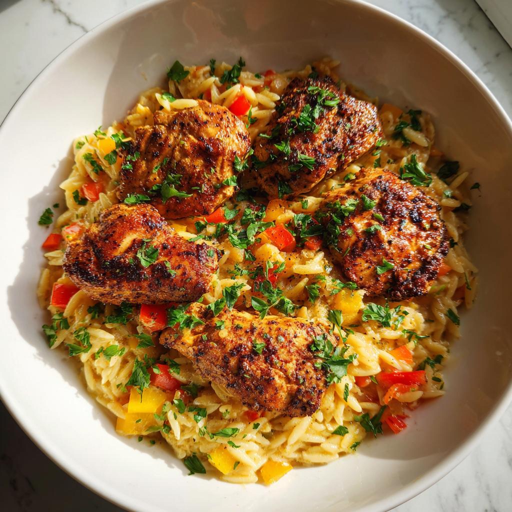 CAJUN CHICKEN ORZO - detail 1