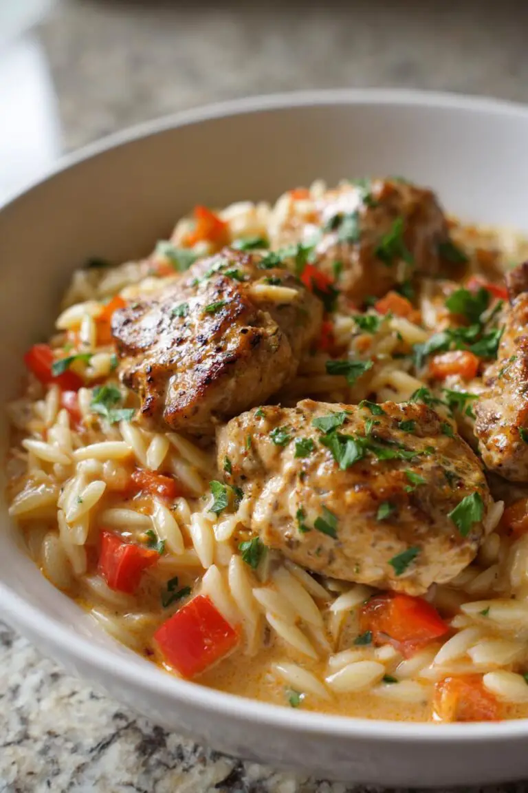 CAJUN CHICKEN ORZO