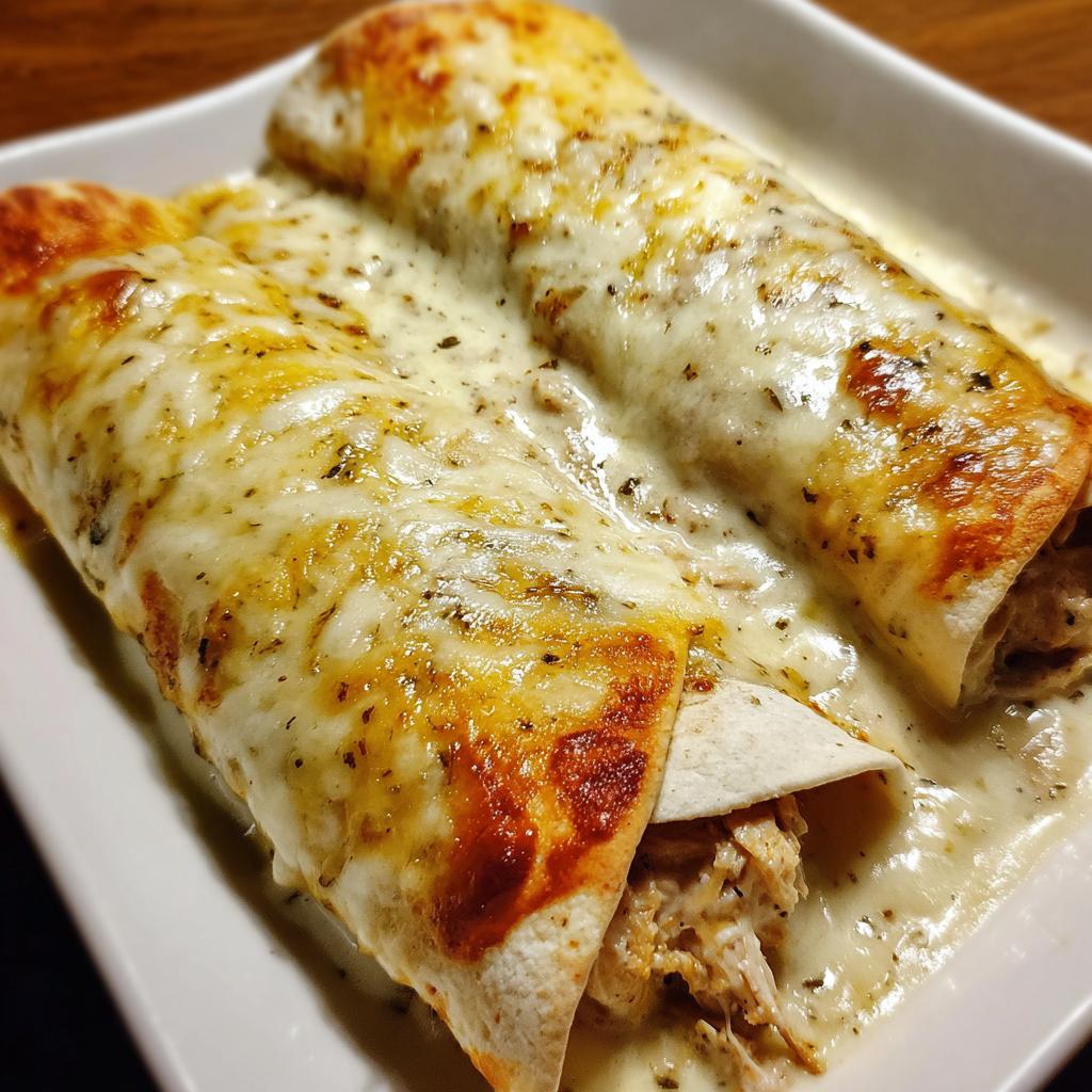 CHICKEN ENCHILADAS WITH SOUR CREAM WHITE SAUCE - detail 4