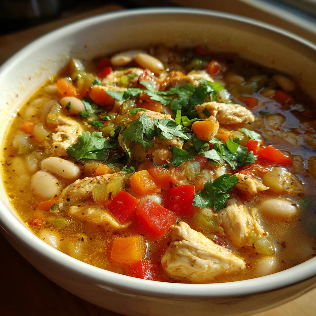 Cajun White Chicken Chili - detail 1