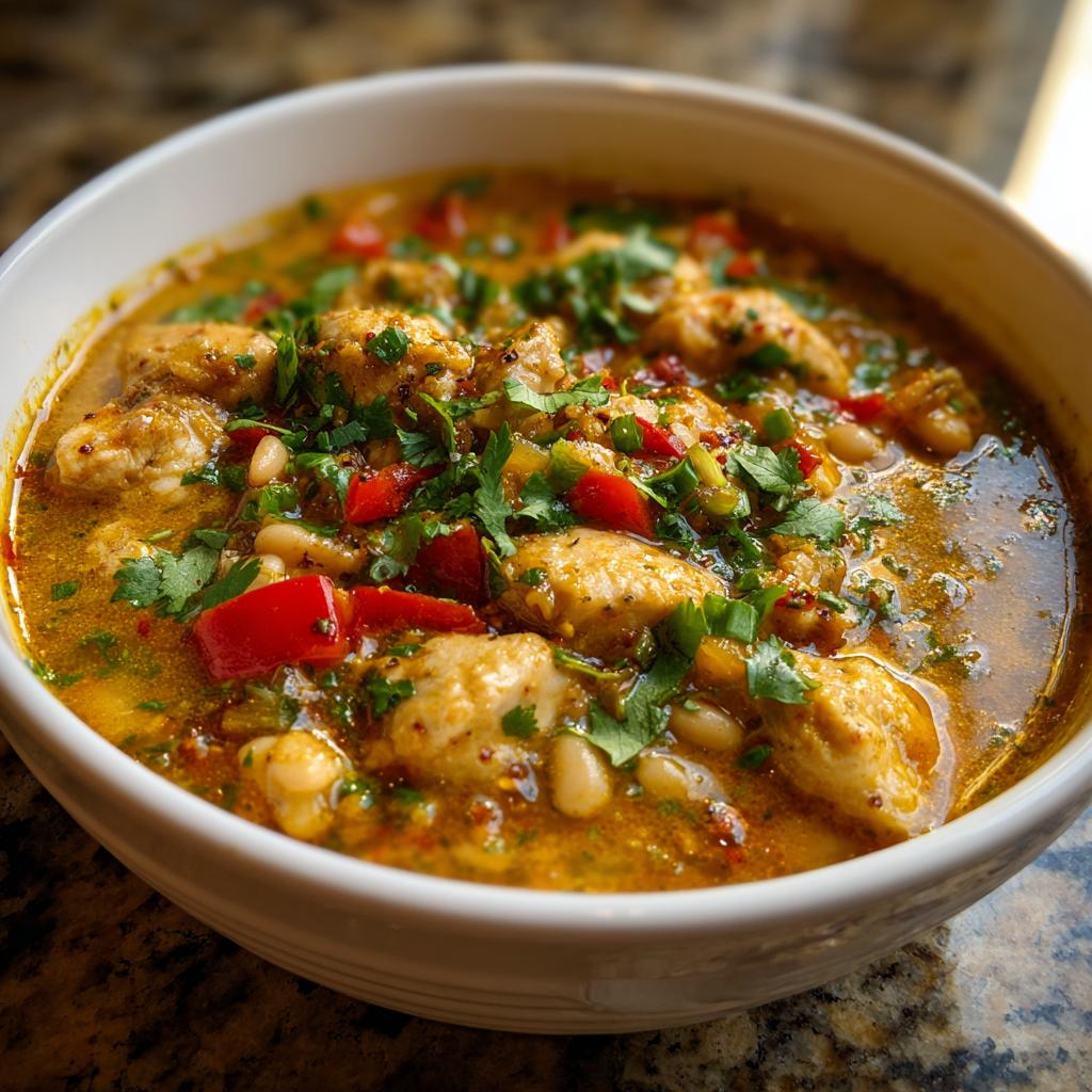 Cajun White Chicken Chili