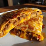 Cheesy Ground Beef Quesadillas