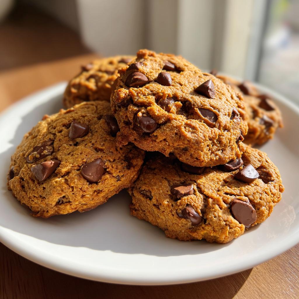 Chewy Pumpkin Chocolate Chip Cookies - detail 2