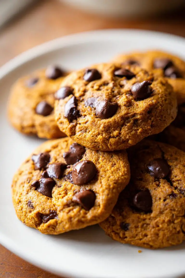 Chewy Pumpkin Chocolate Chip Cookies