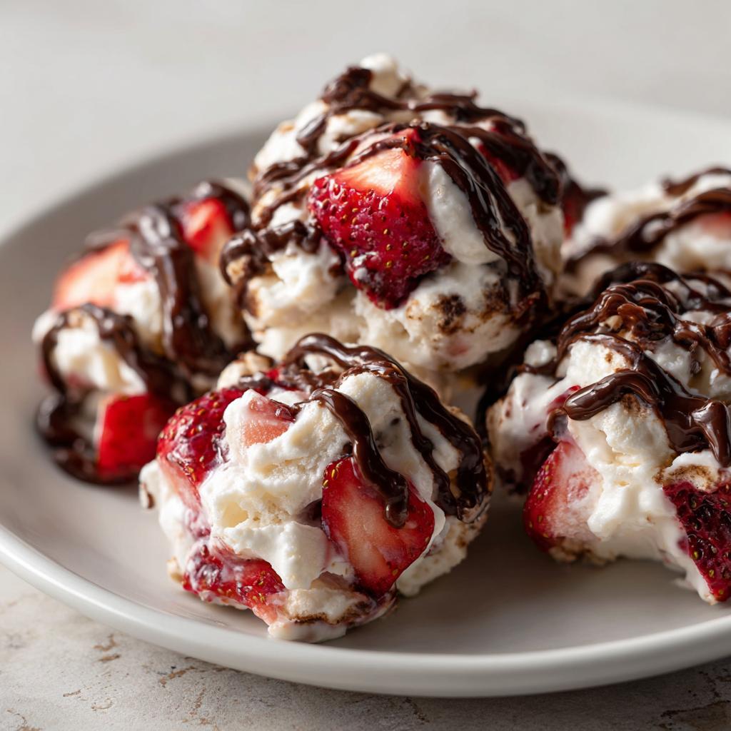 Chocolate Strawberry Yogurt Clusters Recipe - detail 2