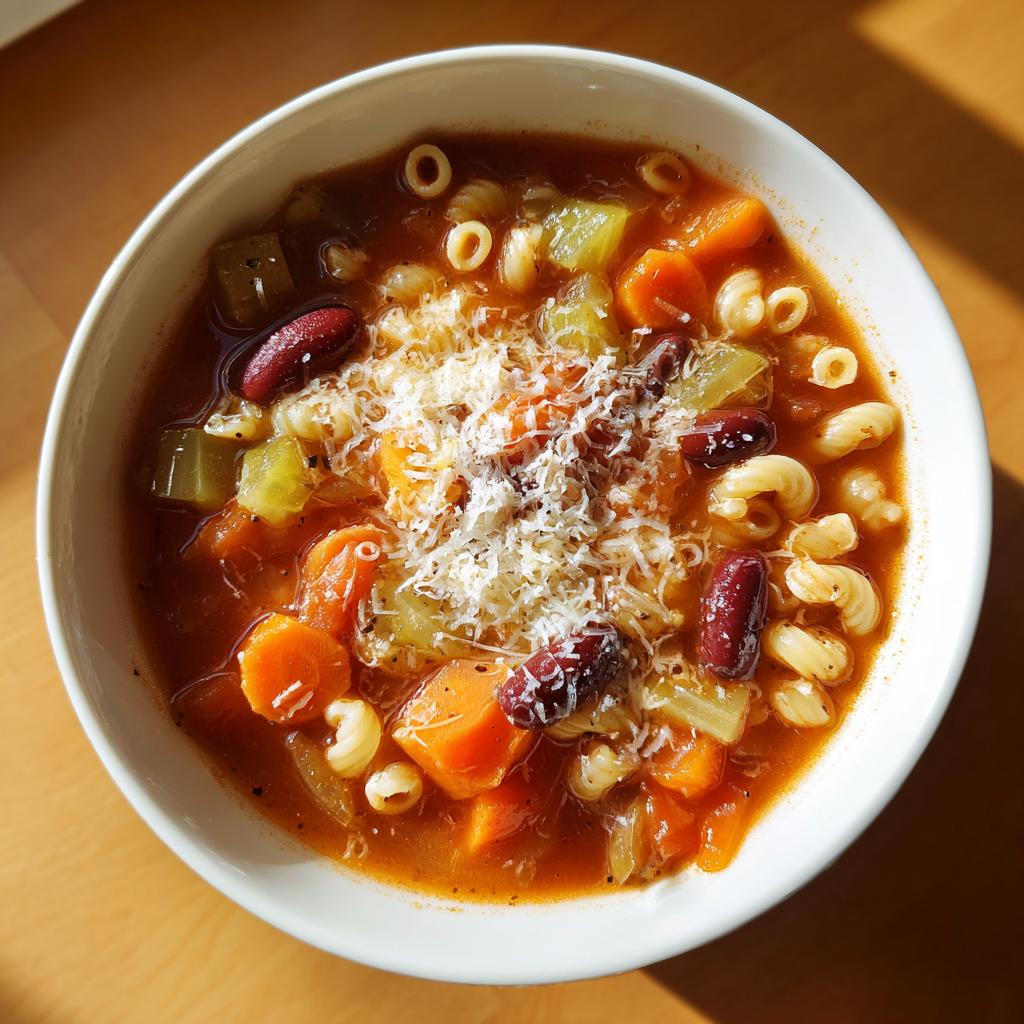Classic Minestrone Soup - detail 3