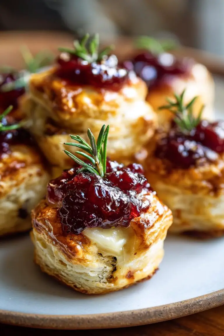Cranberry Brie Bites