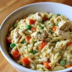 Creamy Chicken Pot Pie Orzo