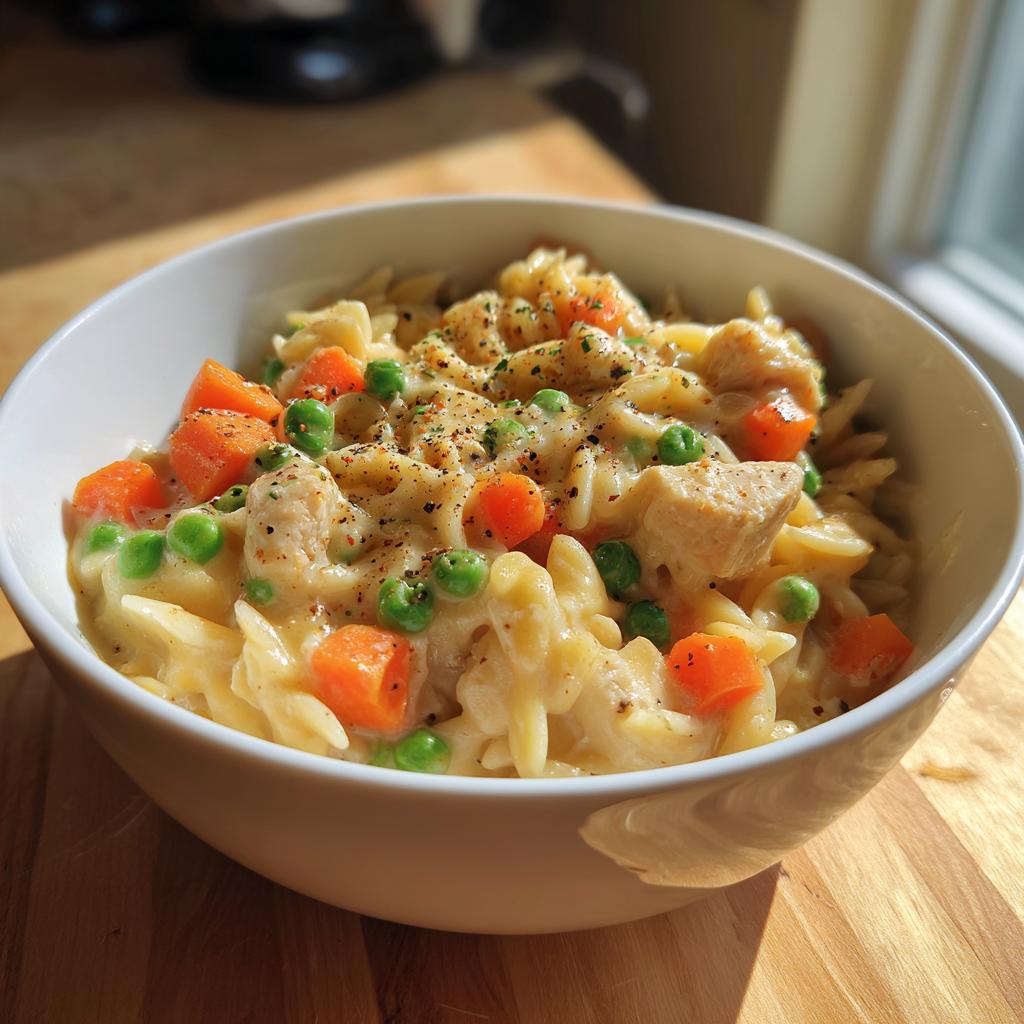Creamy Chicken Pot Pie Orzo - detail 2