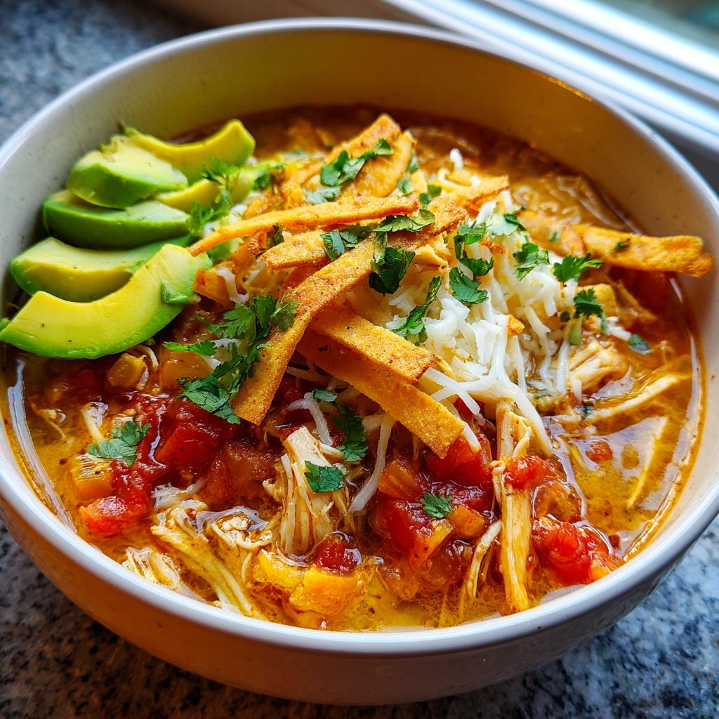 Creamy Chicken Tortilla Soup - detail 1
