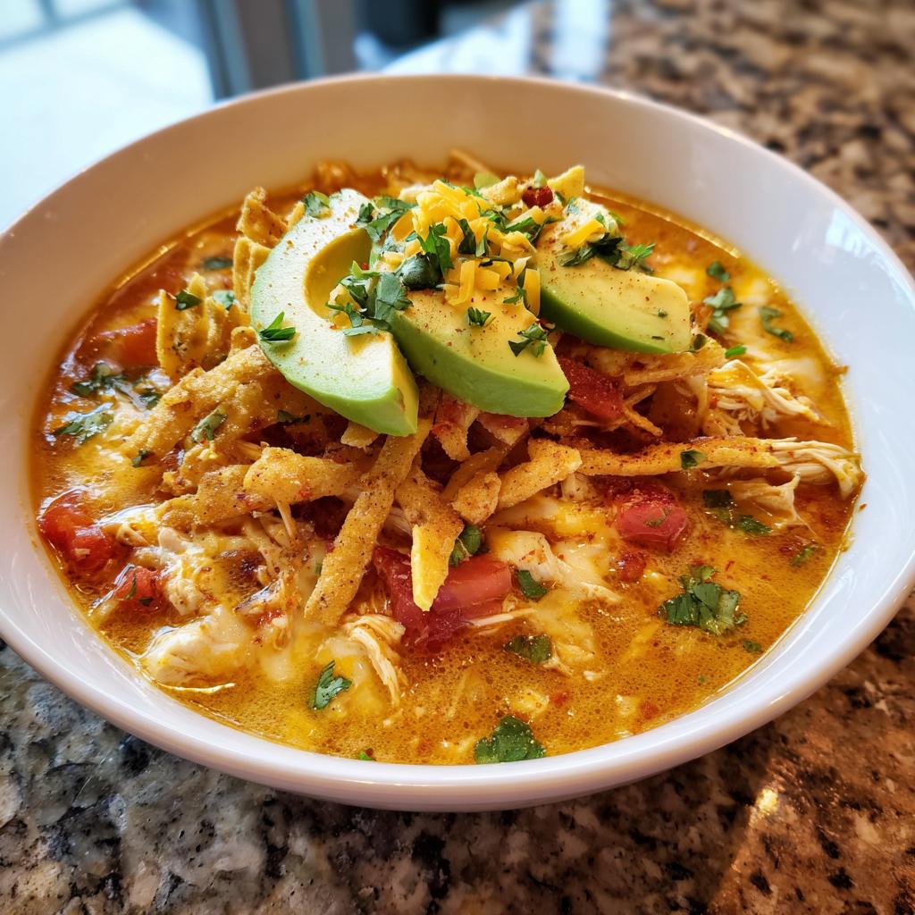 Creamy Chicken Tortilla Soup - detail 3
