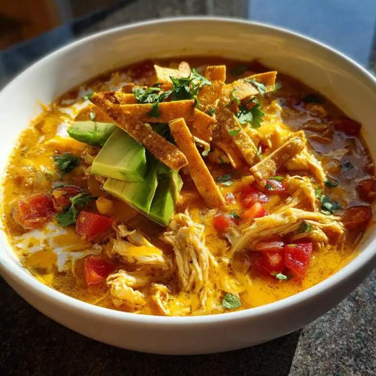 Creamy Chicken Tortilla Soup