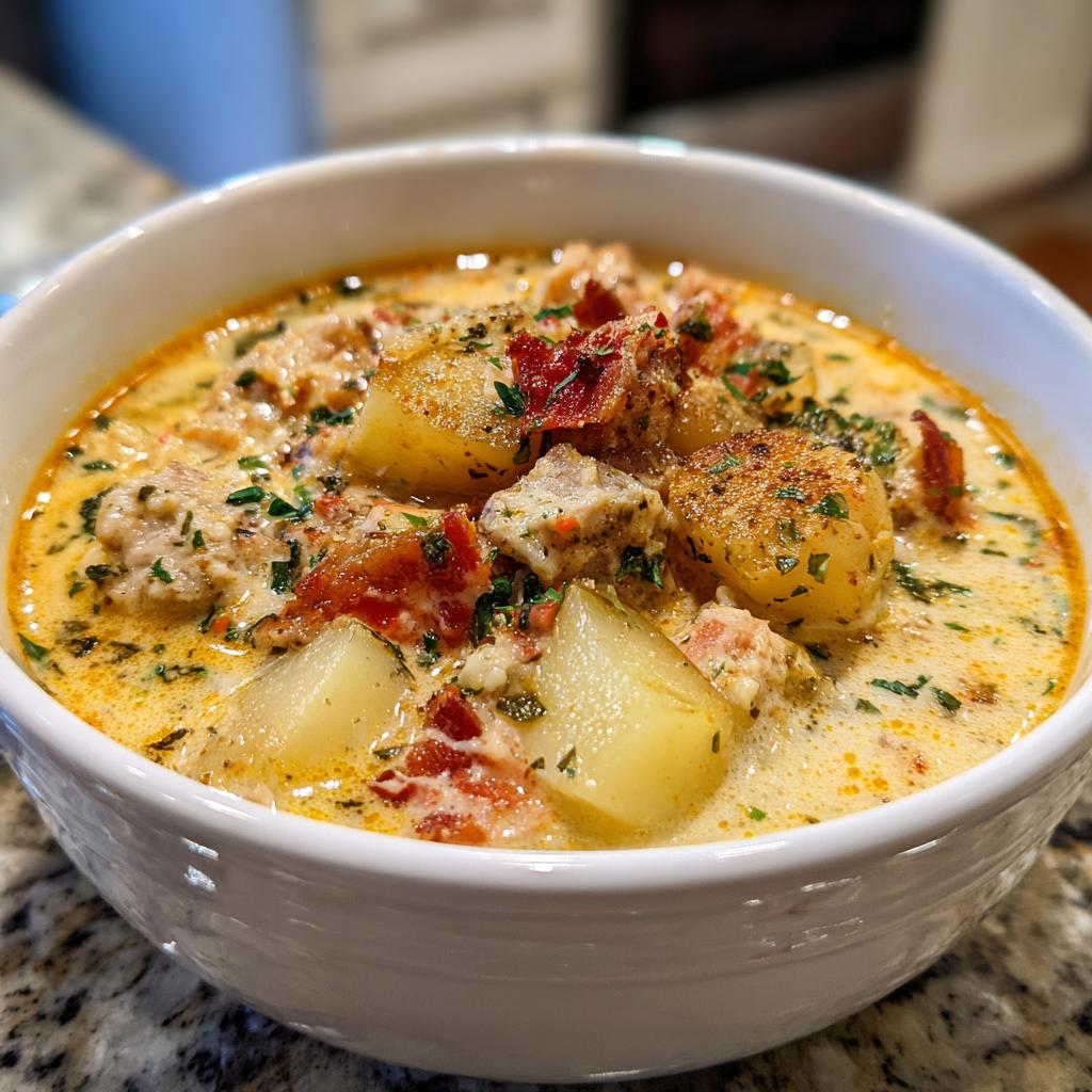 Creamy Sausage Soup - detail 4