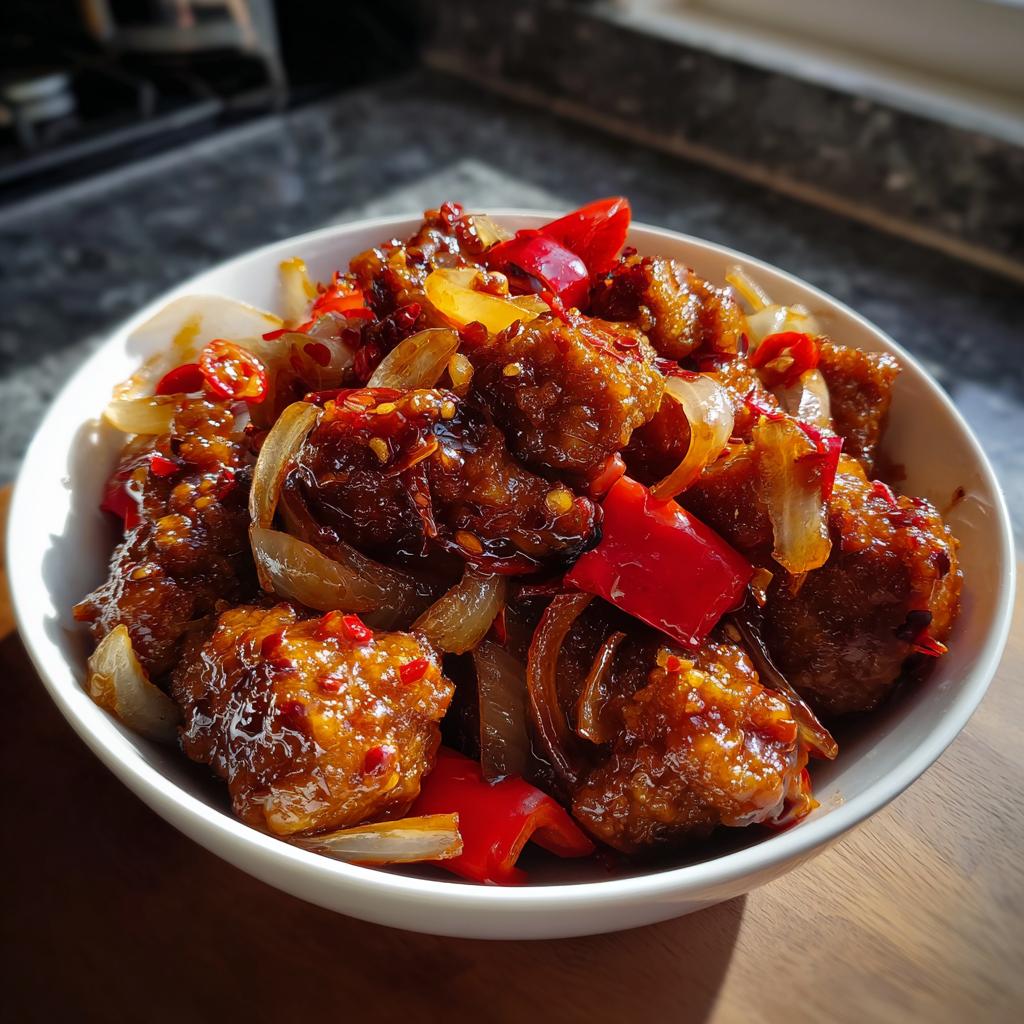 Crispy Chilli Beef (with Sweet Chilli) - detail 2