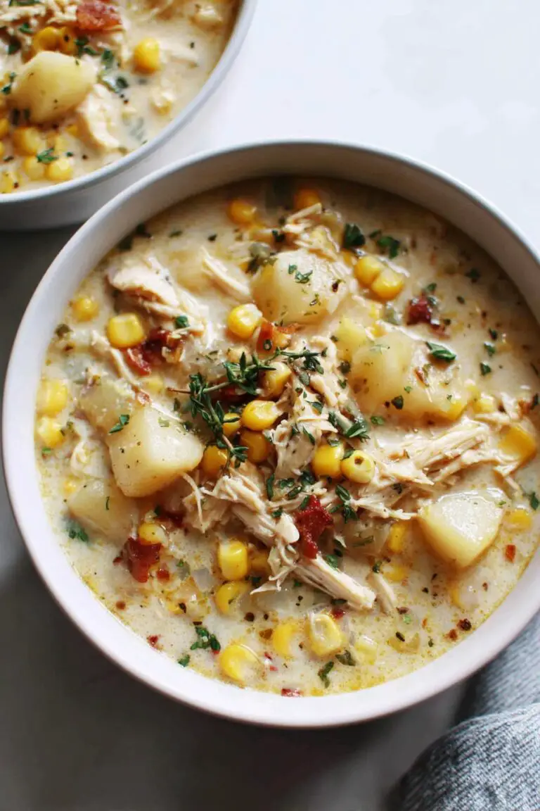 Crockpot Chicken Corn Chowder