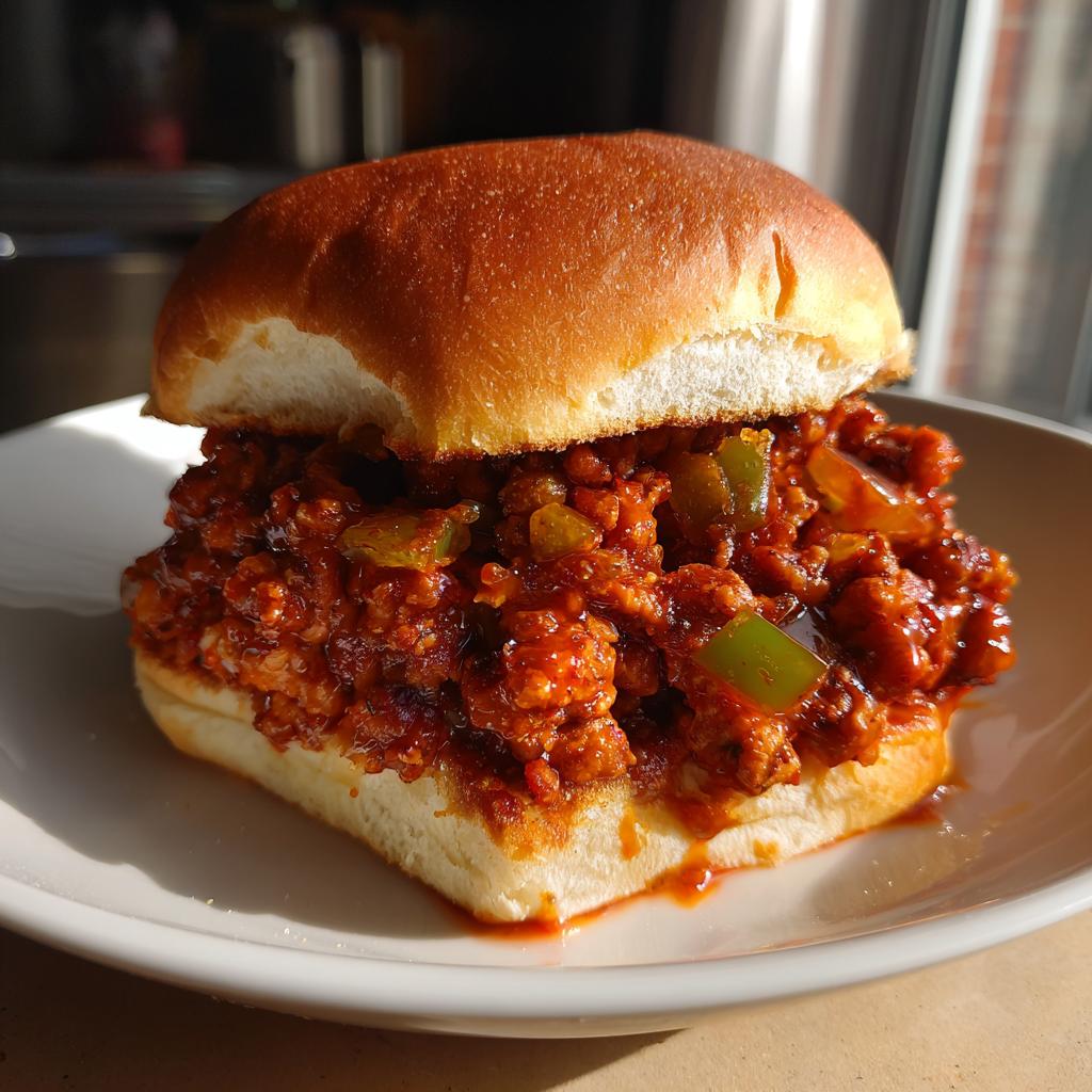 Delicious Cajun Chicken Sloppy Joes - detail 1
