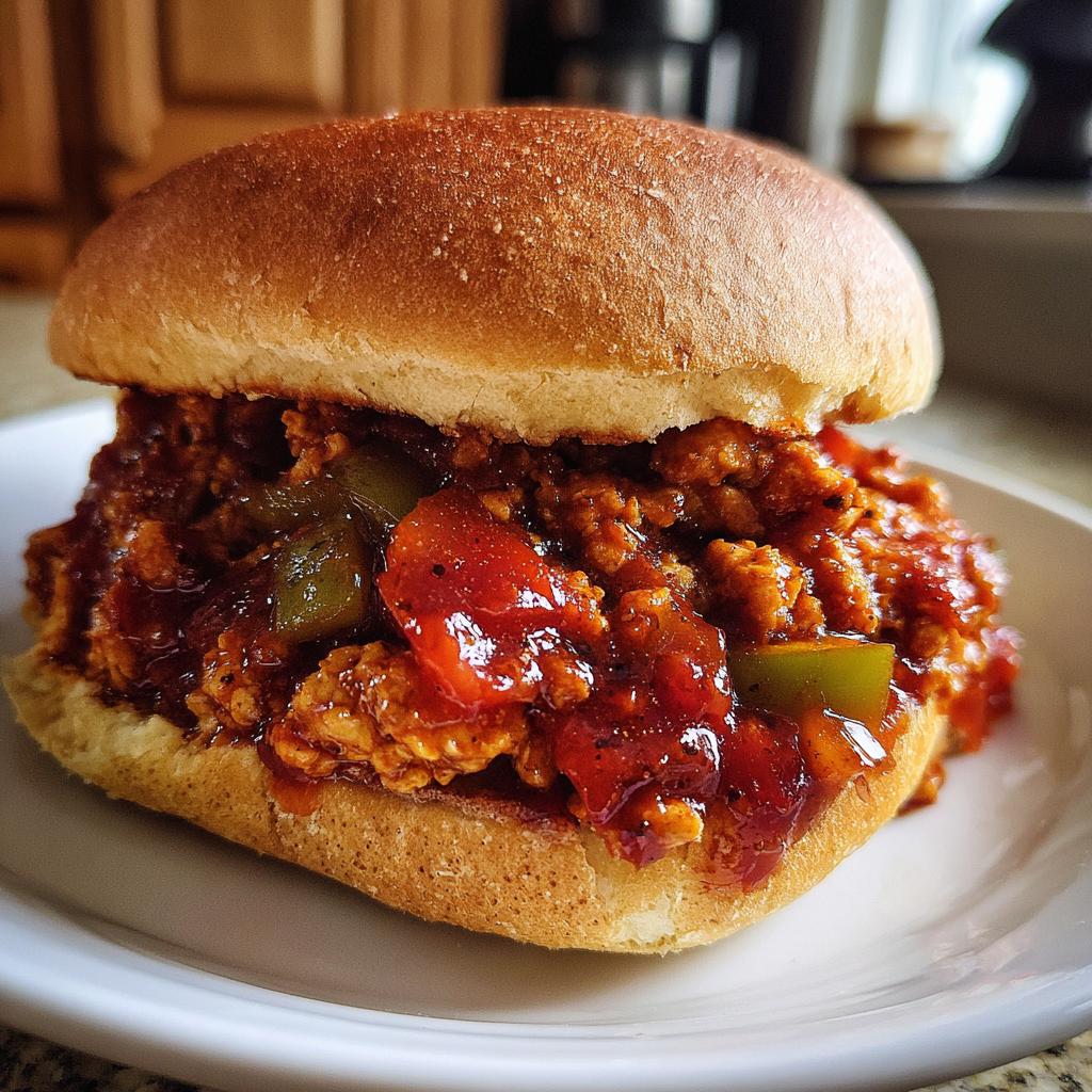 Delicious Cajun Chicken Sloppy Joes - detail 2