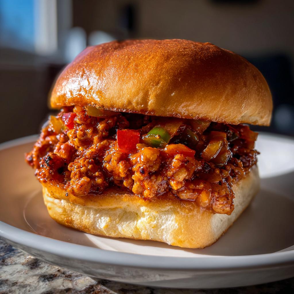 Delicious Cajun Chicken Sloppy Joes - detail 3