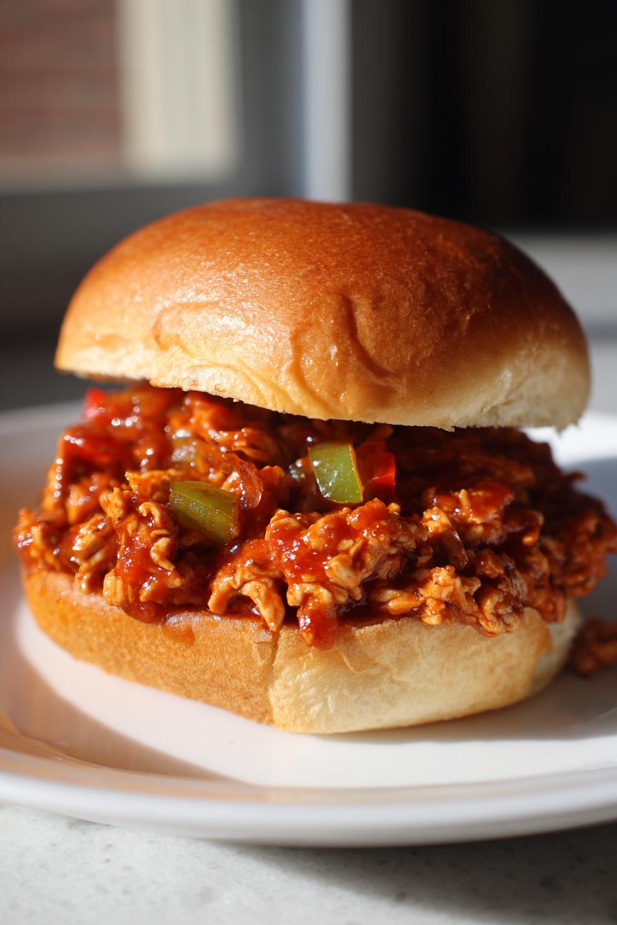 Delicious Cajun Chicken Sloppy Joes
