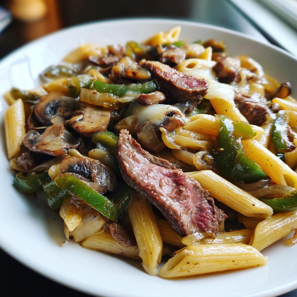 Delicious Philly Cheese Steak Pasta Recipe for Family Dinners - detail 3