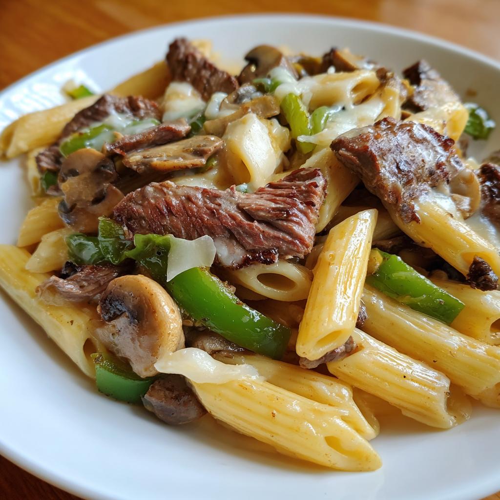 Delicious Philly Cheese Steak Pasta Recipe for Family Dinners - detail 4