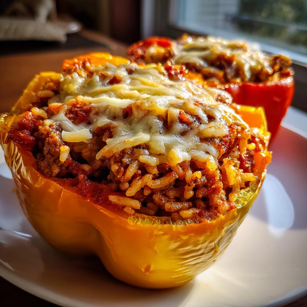 Easy Classic Stuffed Peppers Recipe - detail 1