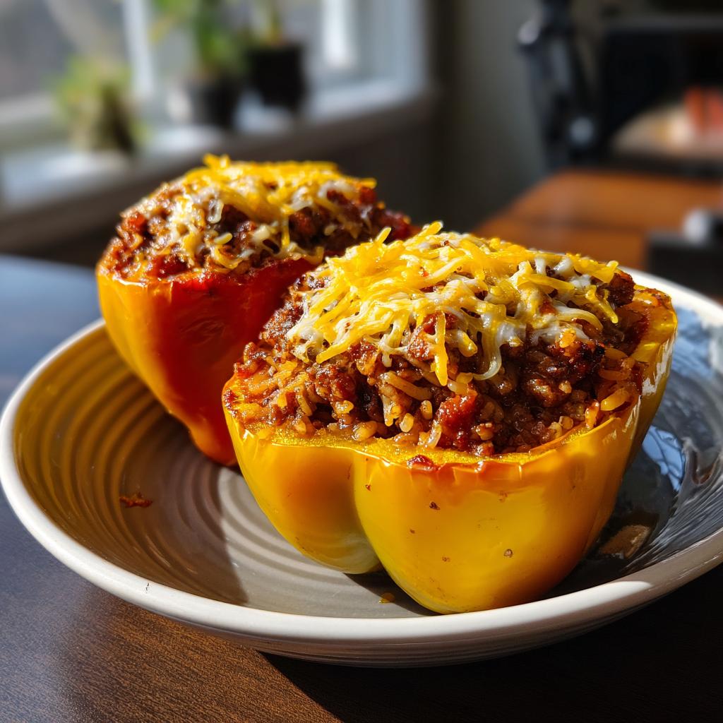 Easy Classic Stuffed Peppers Recipe - detail 2