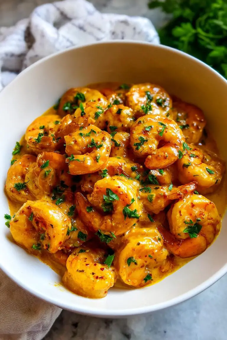 Easy Creamy Garlic Shrimp (15 Minutes)