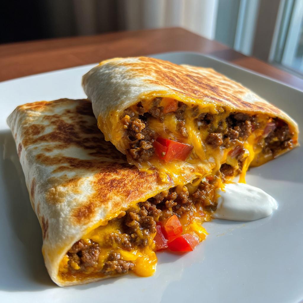 Easy Grilled Cheese Burrito Copycat Recipe