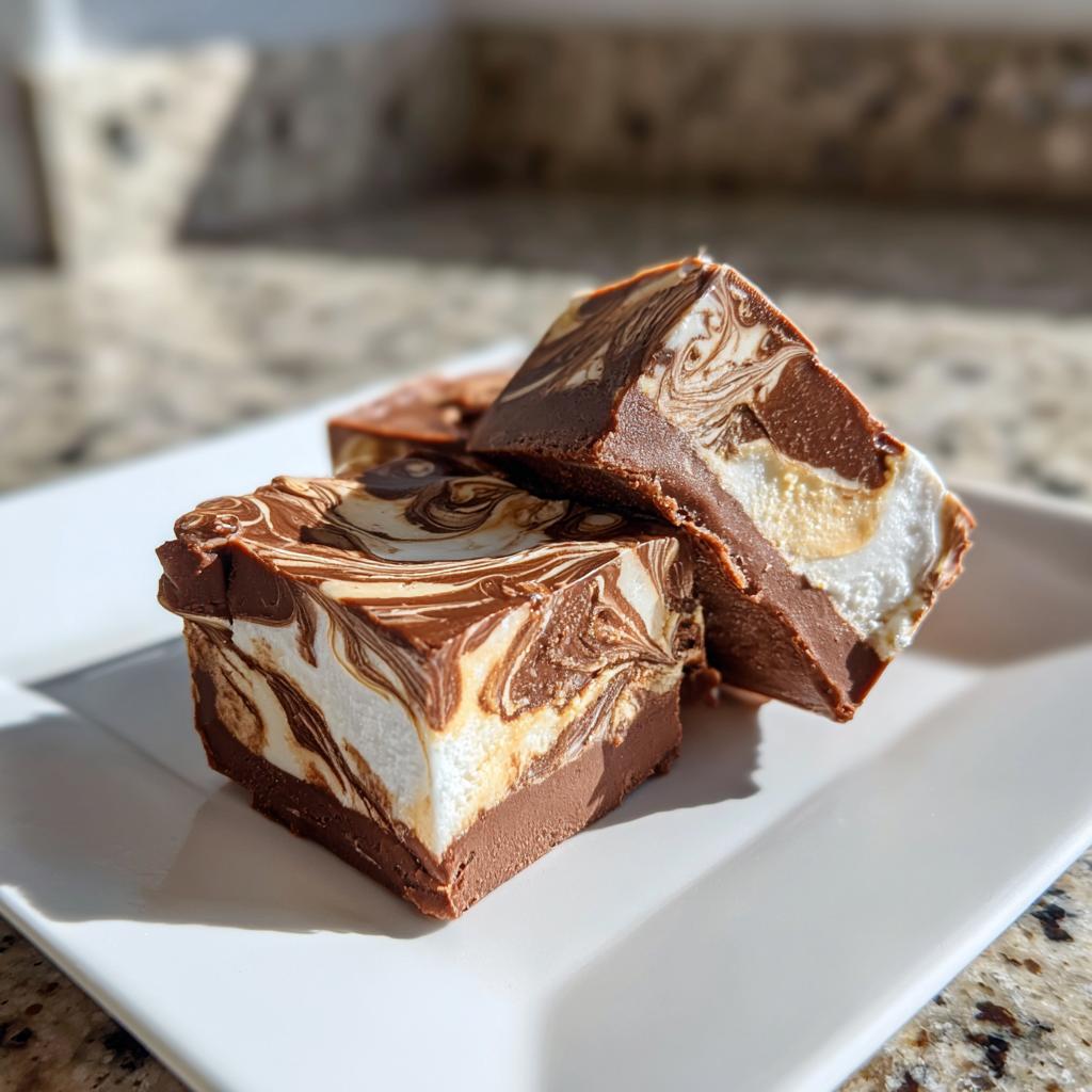 Easy Marshmallow Swirl Fudge You’ll Love! 😍 - detail 4