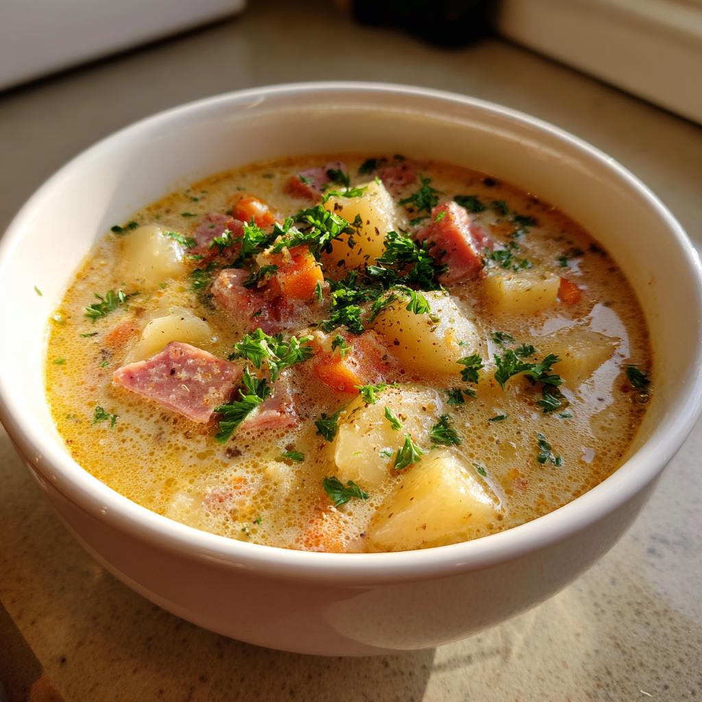 Easy and Comforting Ham and Potato Soup - detail 3