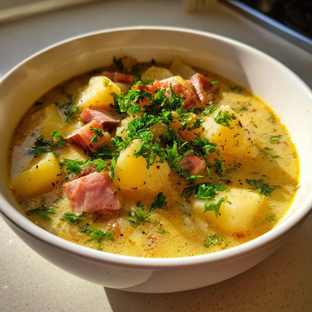 Easy and Comforting Ham and Potato Soup - detail 4