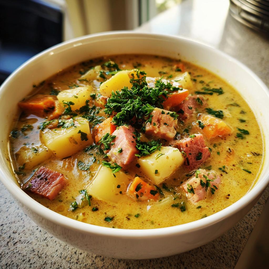 Easy and Comforting Ham and Potato Soup - detail 1