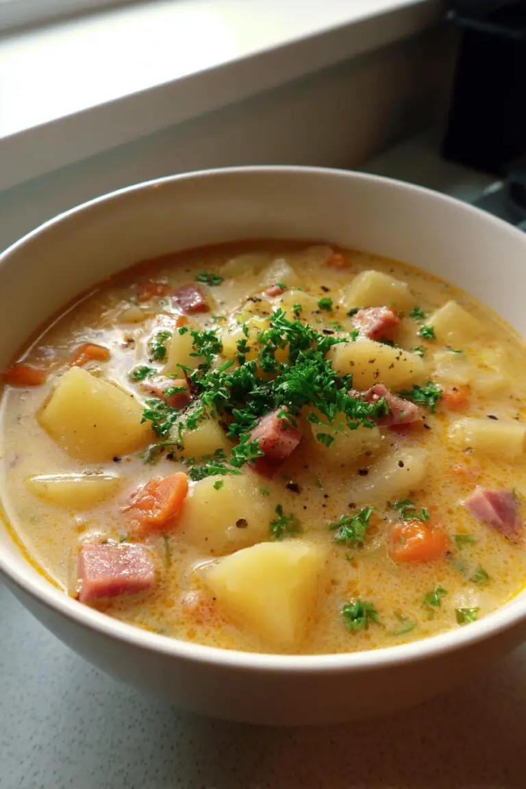 Easy and Comforting Ham and Potato Soup