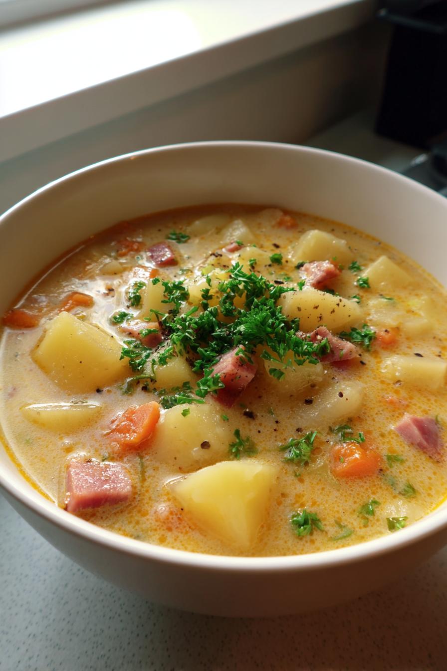 Easy and Comforting Ham and Potato Soup
