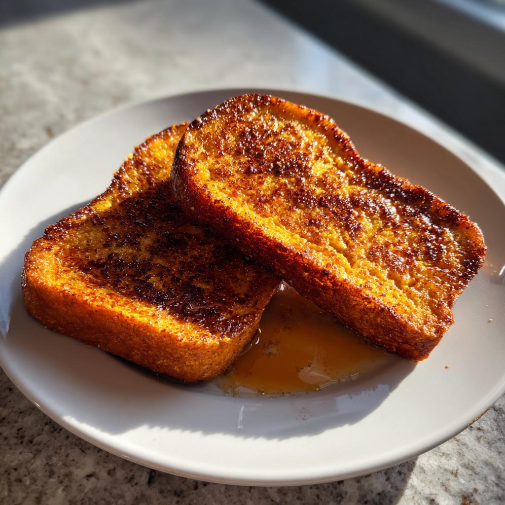 Fall Pumpkin French Toast Breakfast Recipe - detail 2