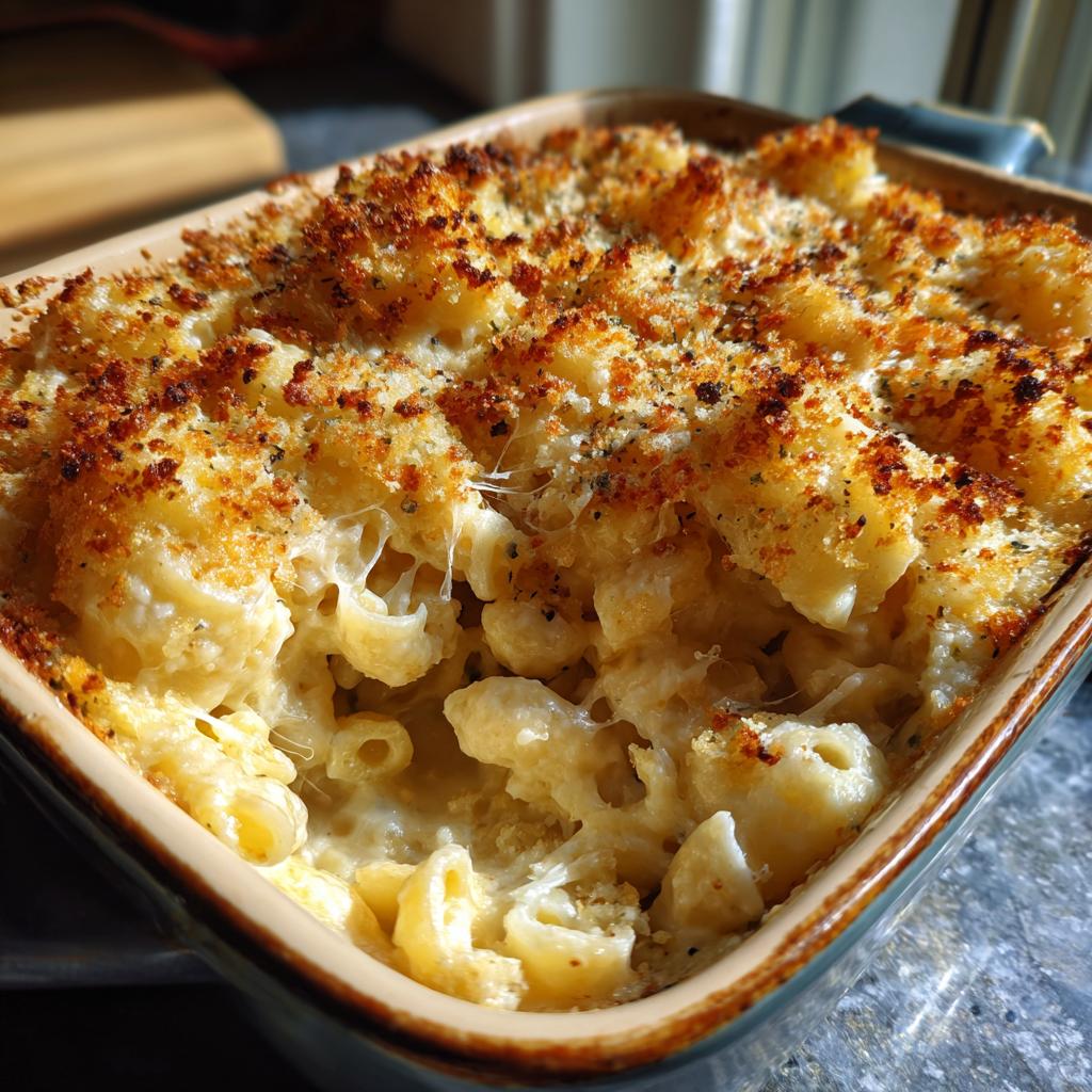 Gourmet Baked Mac and Cheese with a Crunch - detail 1