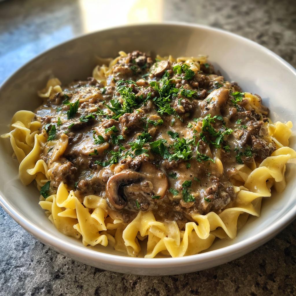 Ground Beef Stroganoff - Cooking Up Memories - detail 3