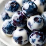 Healthy Frozen Yogurt Covered Blueberries