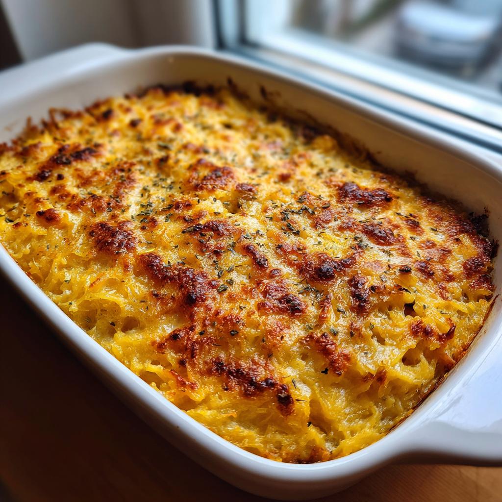 Healthy Spaghetti Squash Au Gratin - detail 1