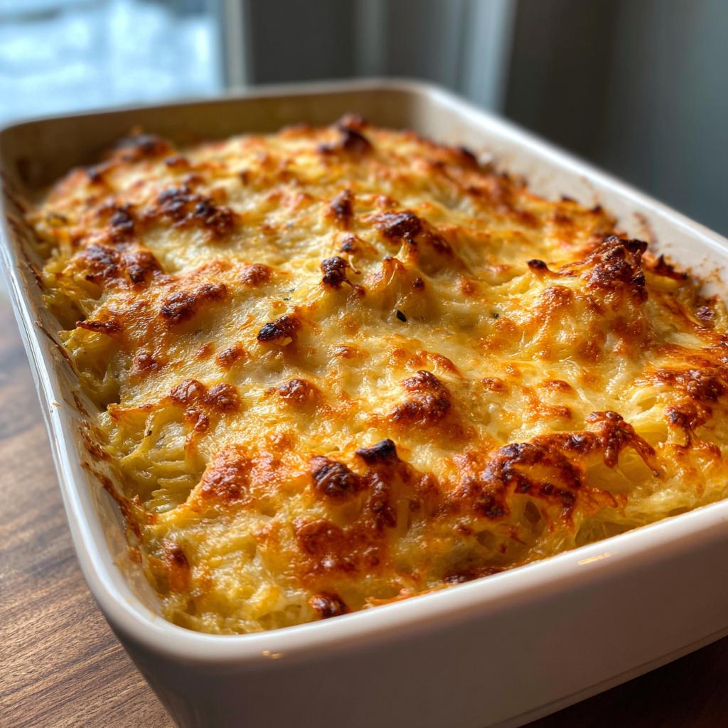 Healthy Spaghetti Squash Au Gratin - detail 2