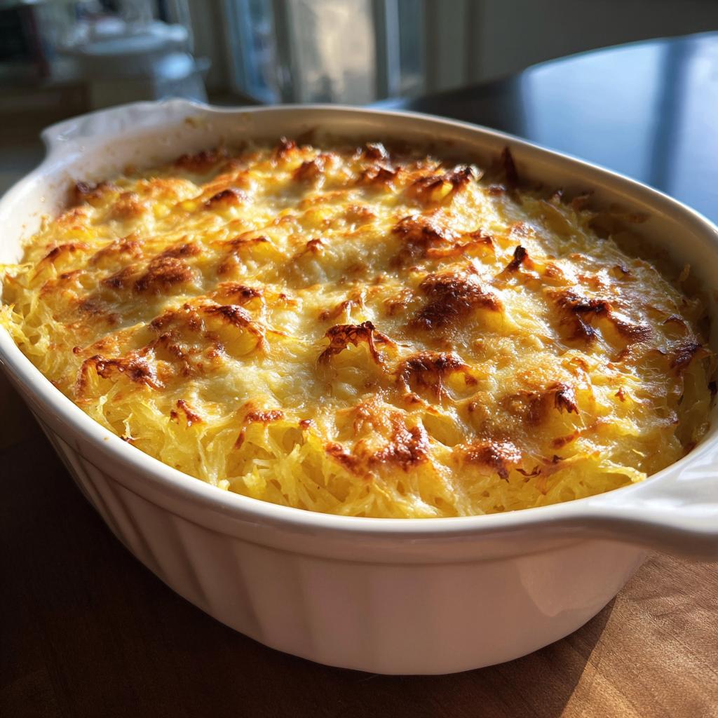 Healthy Spaghetti Squash Au Gratin - detail 3