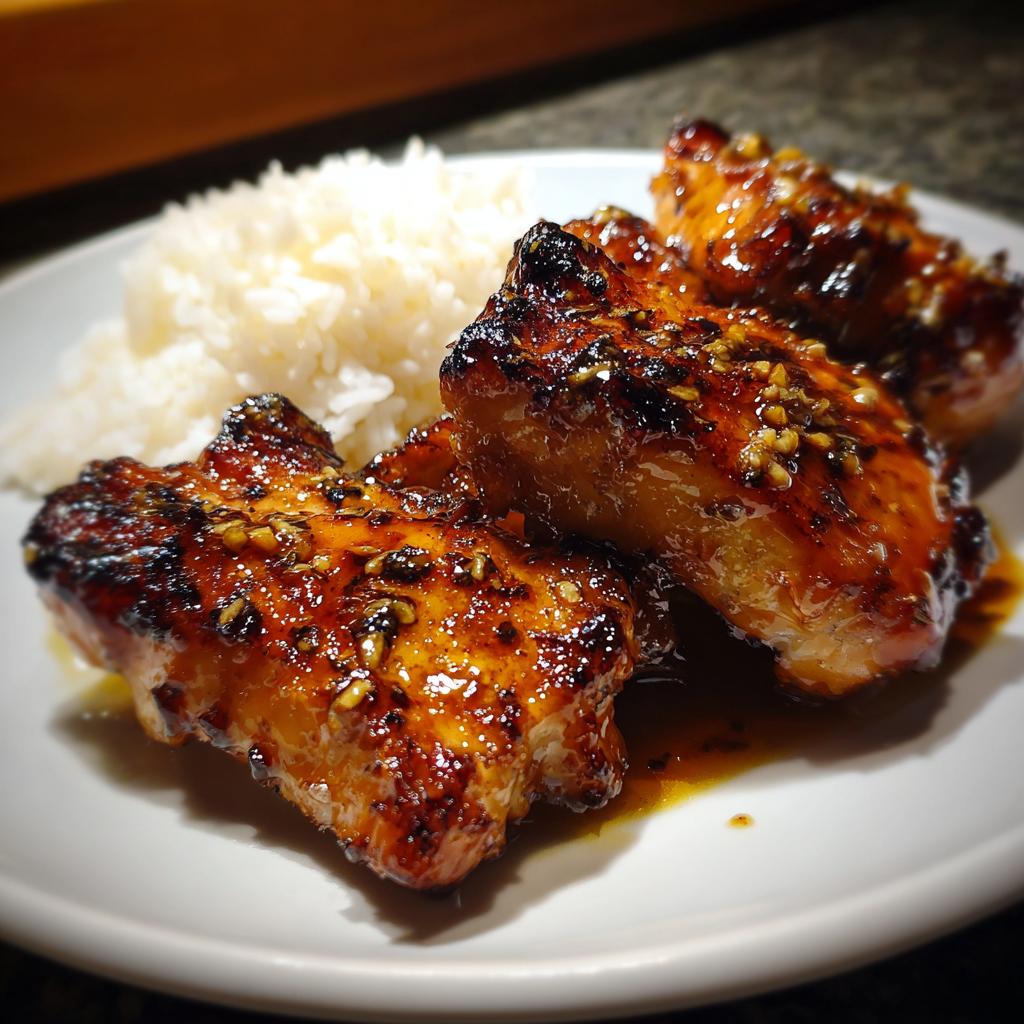 Honey Garlic Chicken Recipe - detail 4