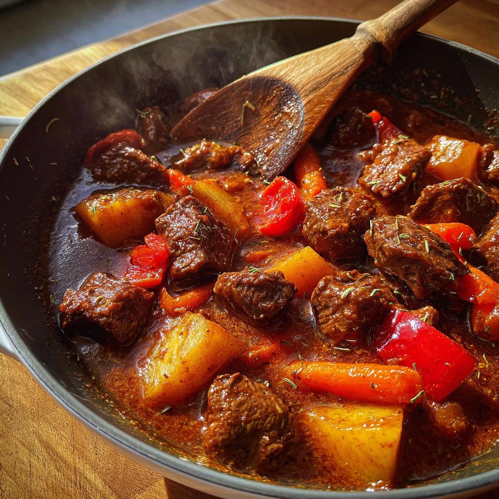 How To Make German Goulash - detail 2