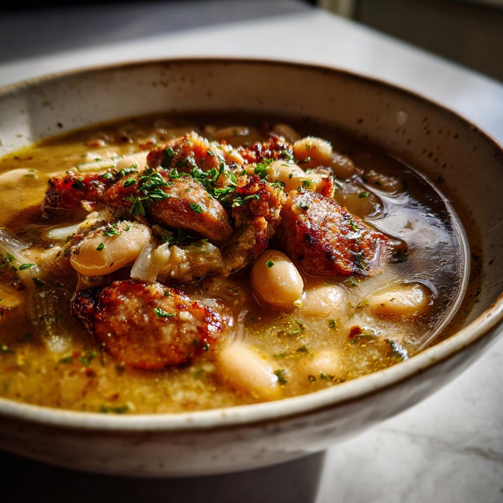 Italian Sausage White Bean Soup - detail 1