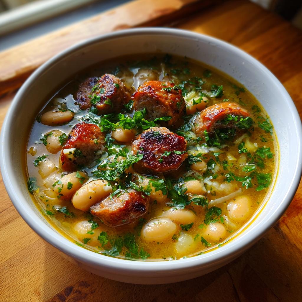 Italian Sausage White Bean Soup - detail 1