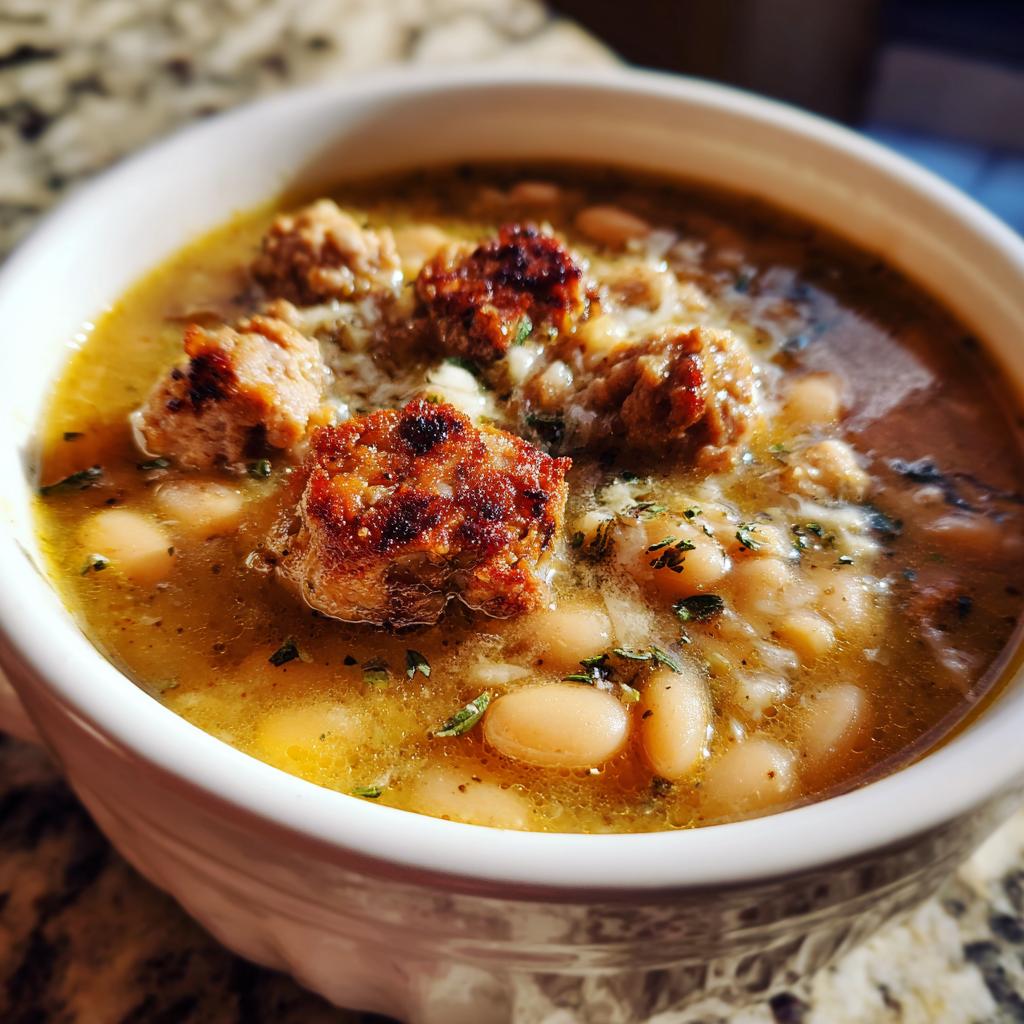 Italian Sausage White Bean Soup - detail 4